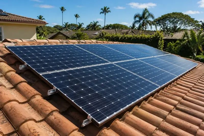 Installation de panneaux solaires à Ambérieux